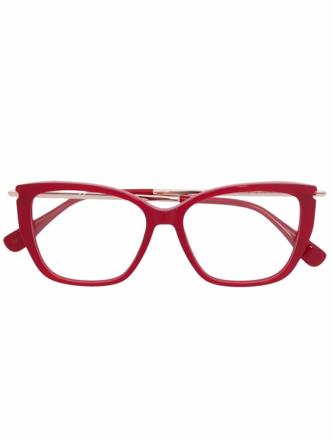 

Очки в квадратной оправе Max Mara Eyewear, красный