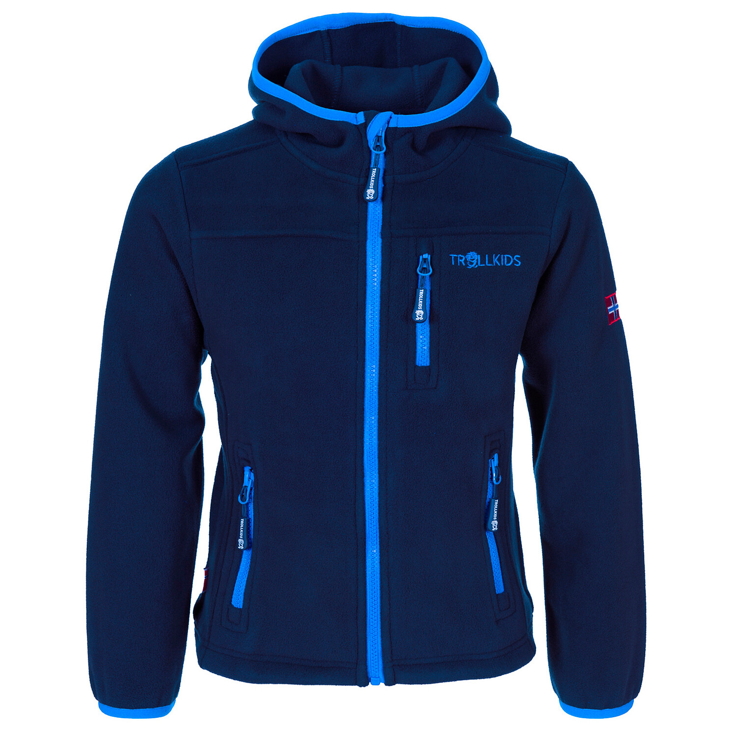 

Флисовая жилетка Trollkids Kid's Stavanger, цвет Navy/Light Blue
