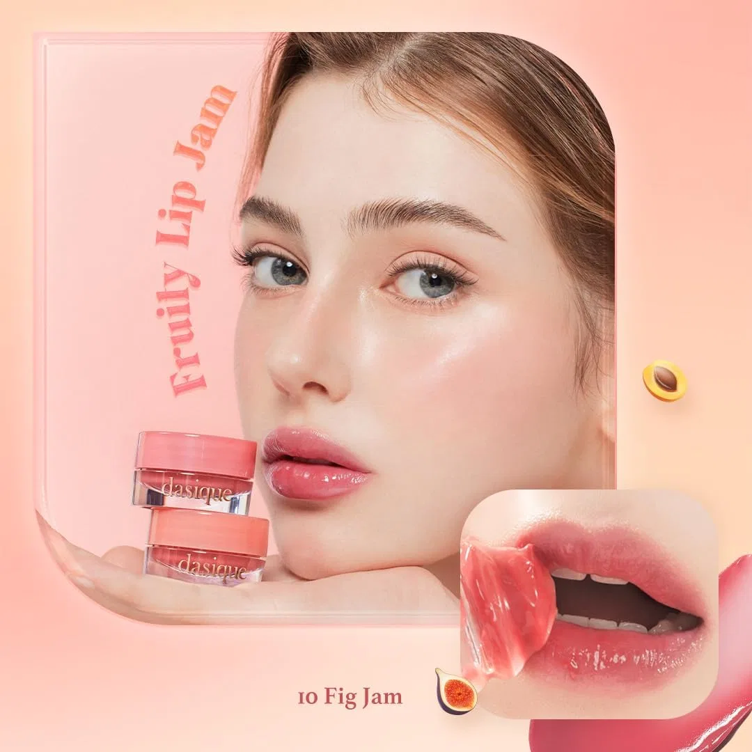Бальзам для губ с блеском Dasique Daisy Fruity Lip Jam 3 г, 06 Strawberry Jam — фото 3