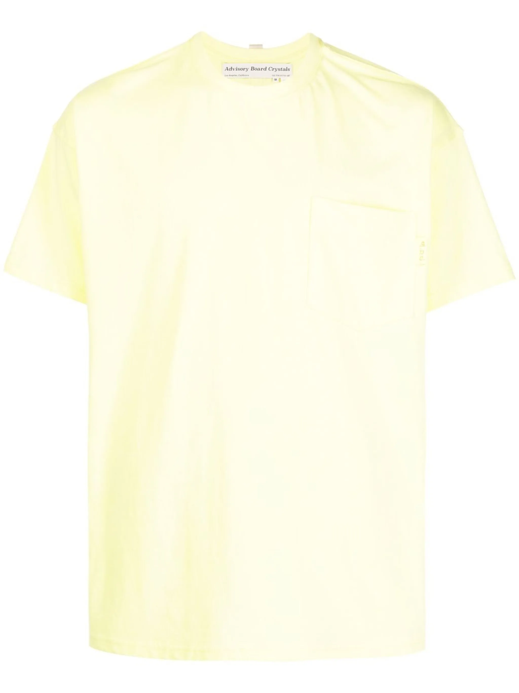 

Футболка с накладным карманом Advisory Board Crystals, желтый