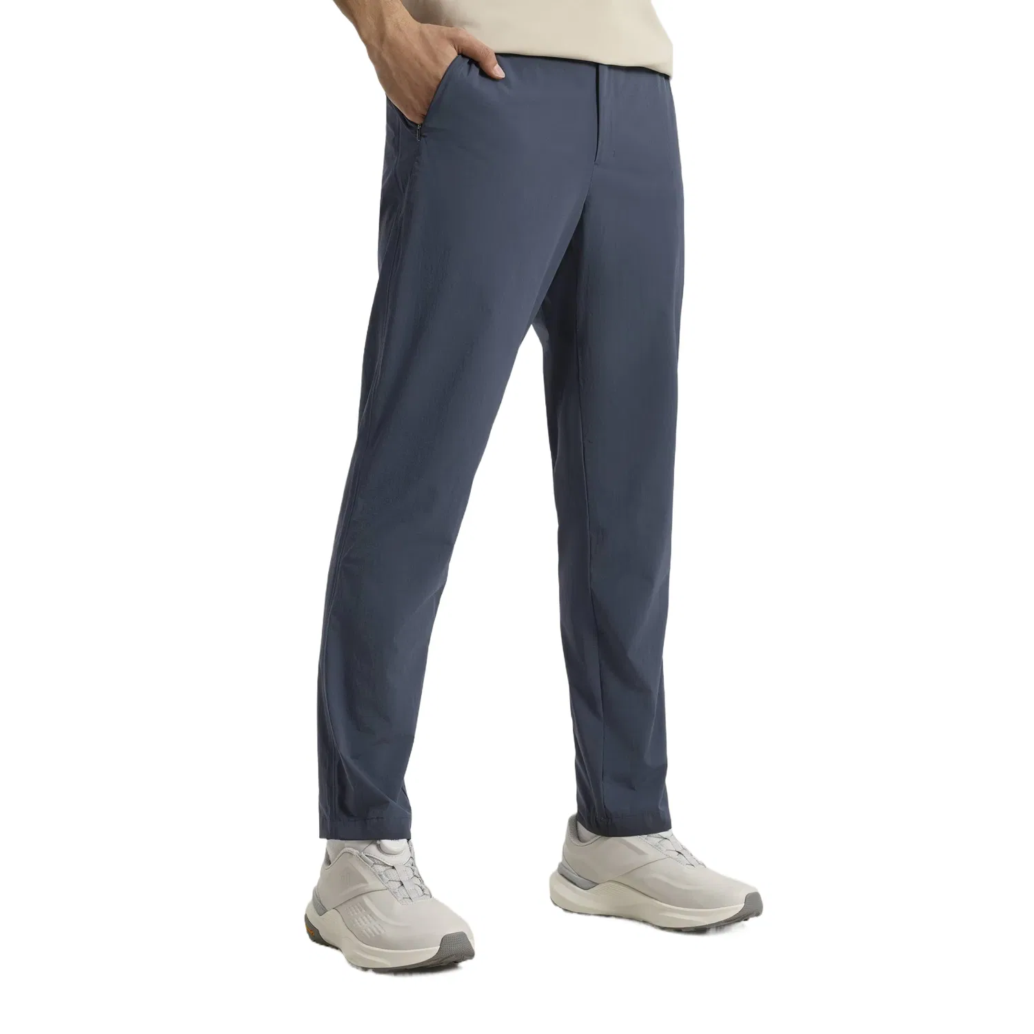 Брюки повседневные мужские Night Sky Gray, moderate tapered Adidas — фото 4