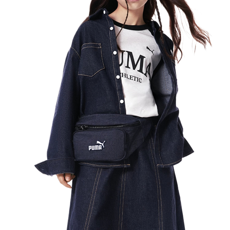 Детская джинсовая рубашка Sportstyle Series FW25 PUMA, темно-синий — фото 2