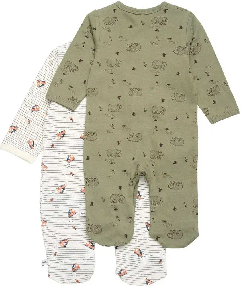 Пижама детская хлопковая Pippi Babywear, зеленый