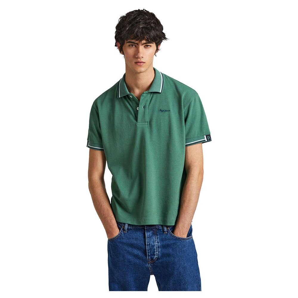 

Поло с коротким рукавом Pepe Jeans Harley, зеленый