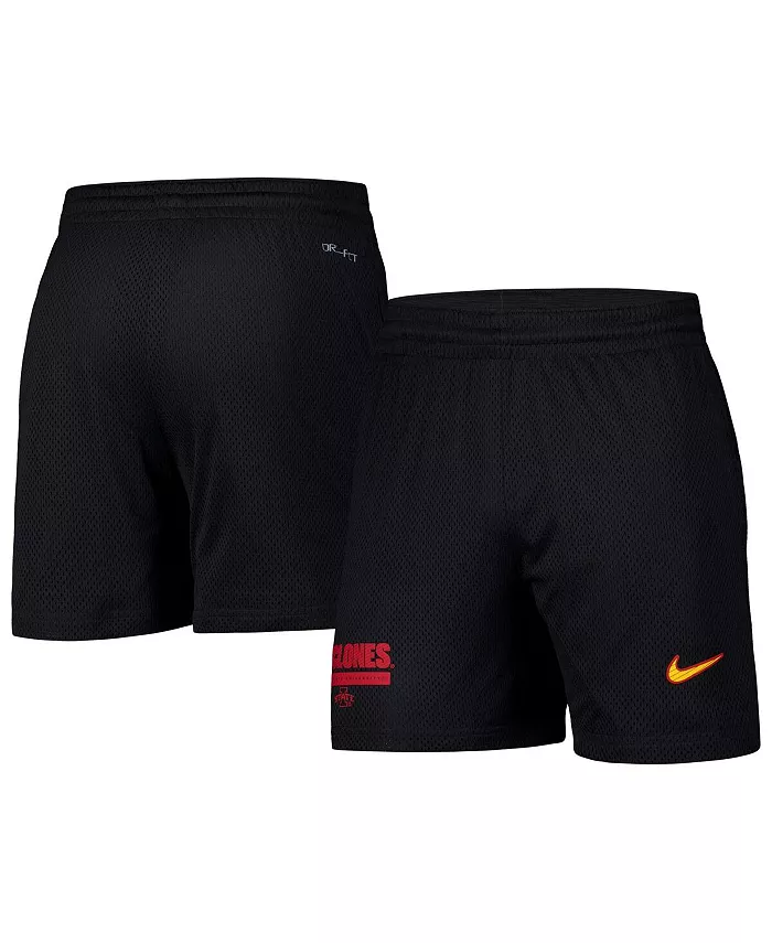 

Мужские черные шорты Iowa State Cyclones 2024 Sideline Mesh Nike
