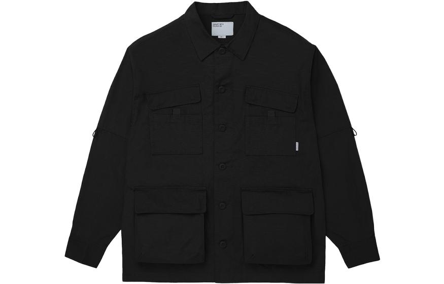 

Военная рубашка SS23 для мужчин Carhartt WIP, черный