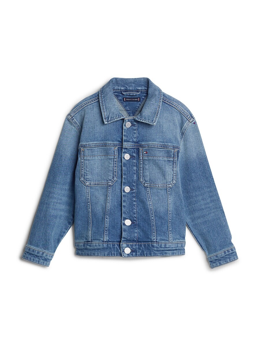 

Куртка TOMMY HILFIGER Between-Season, синий деним