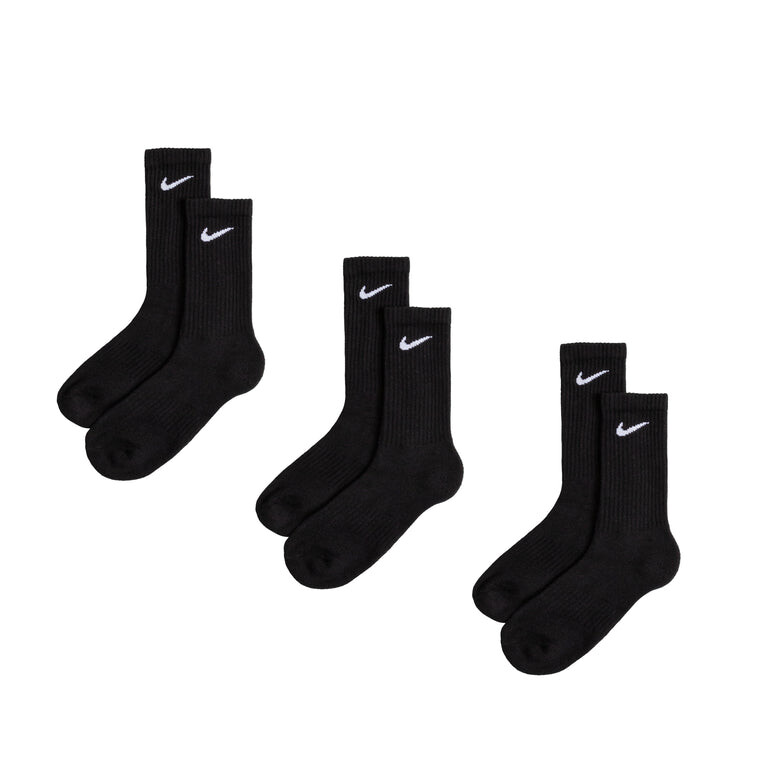 

Носки Everyday Cushioned Crew Socks 3 Pack Nike, черный