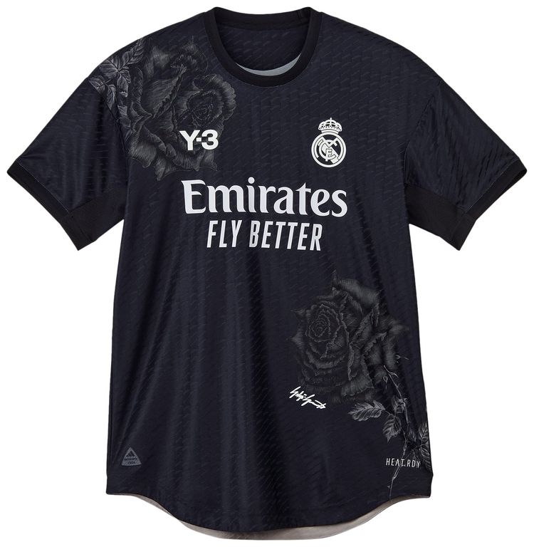 

Джерси Y-3 x Real Madrid 4th Authentic Jersey 'Black', черный