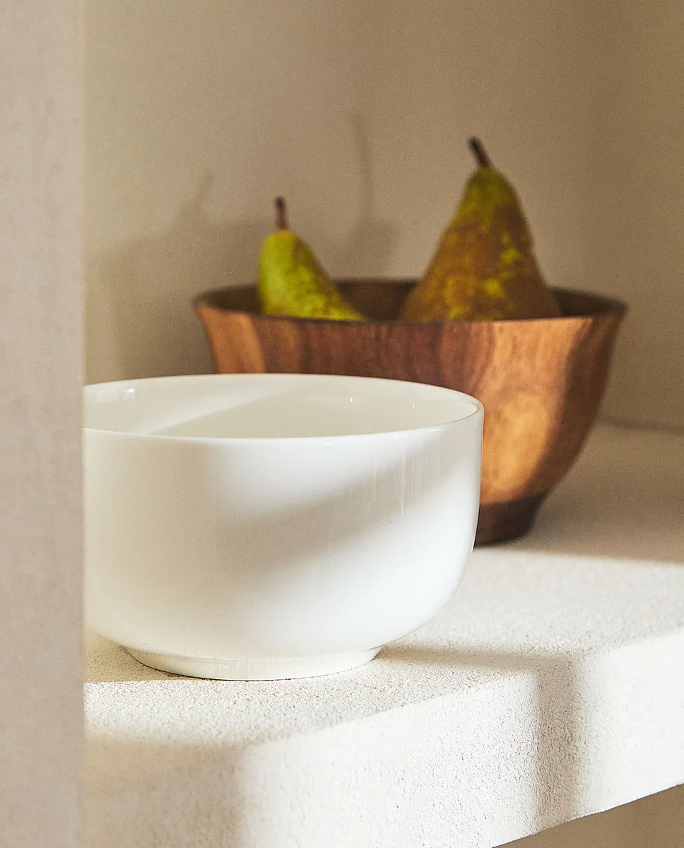

Чаша из костяного фарфора Zara Home, белый