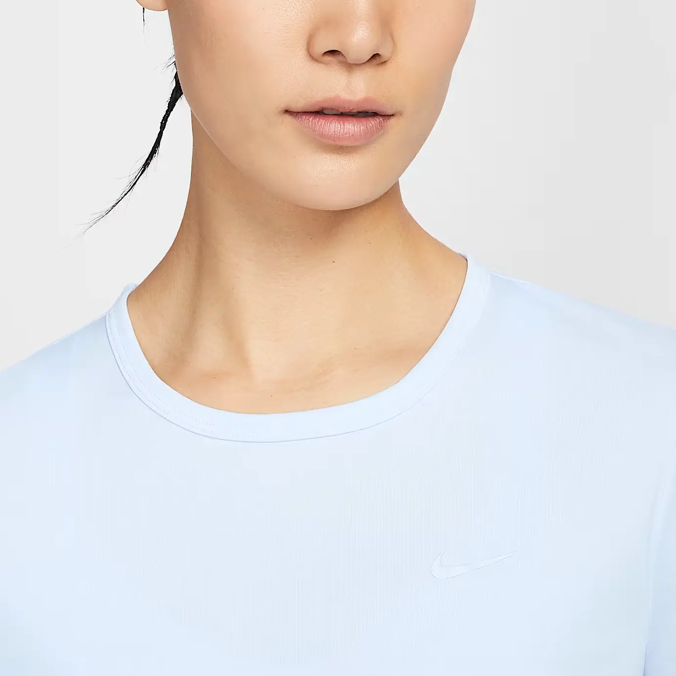 Nike Футболка Dri Fit Regular женская светло-голубая — фото 4