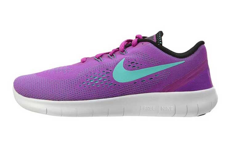 

Кроссовки женские Nike Rn для бега, фиолетовый / белый