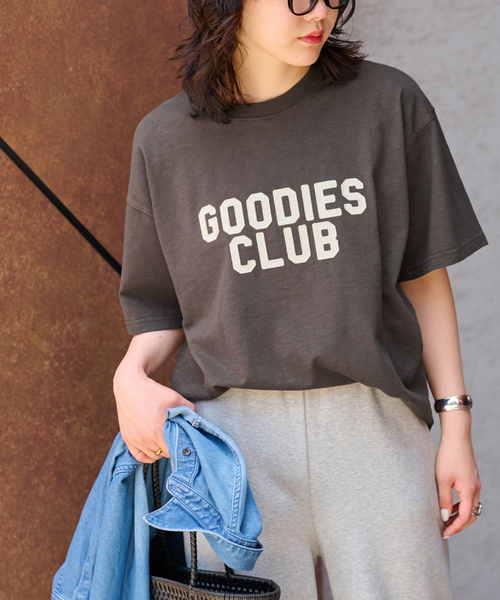 

Футболка с логотипом, пэчворк, бренд Journal Standard Relume, цвет угольно-серый