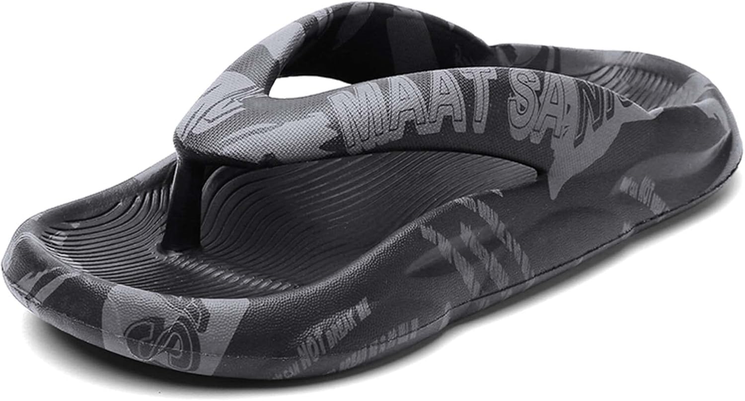 

Мужские летние шлепанцы сандалии комфортные повседневные мягкие противоскользящие износостойкие дышащие прохладные модные Generic, черный