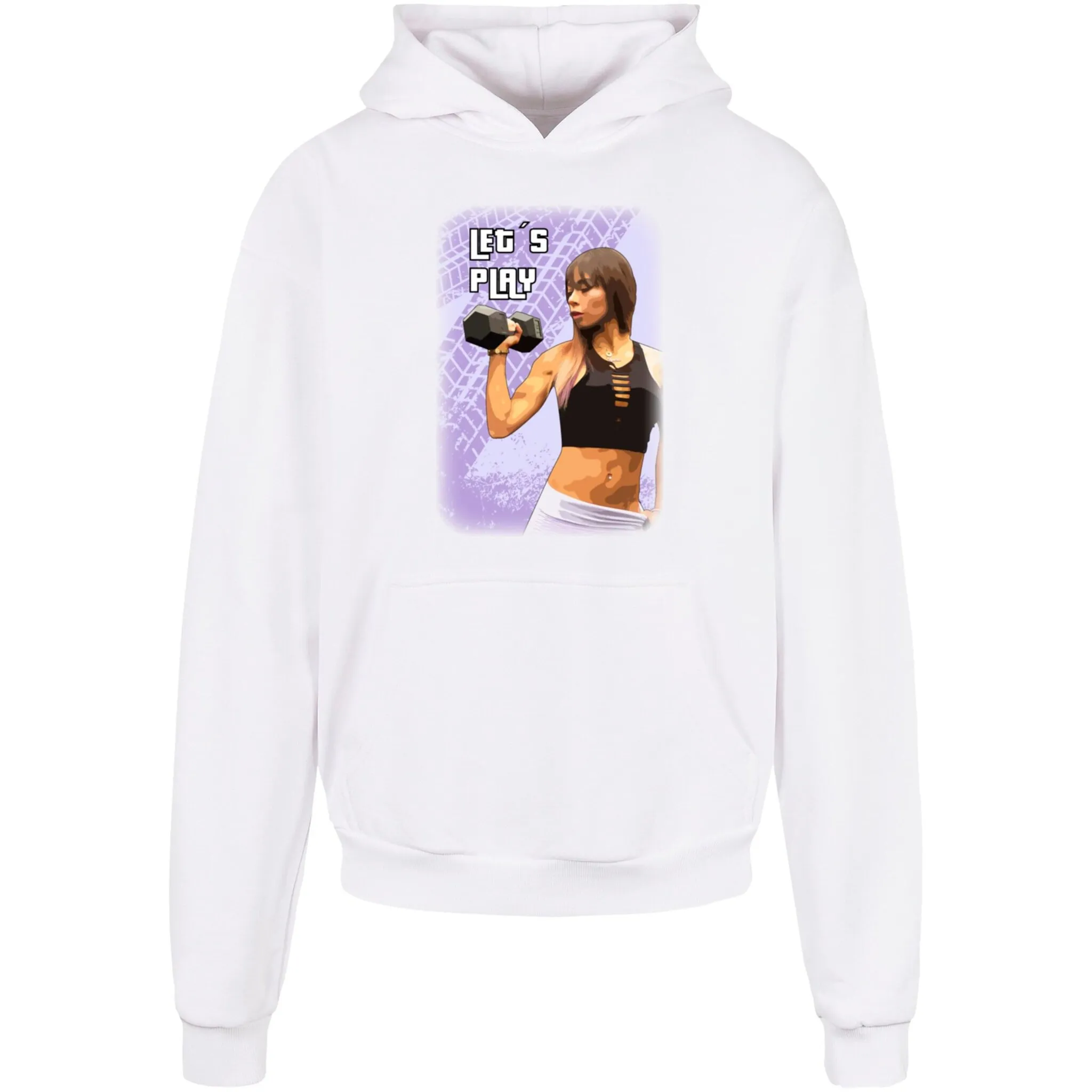 

Толстовка с капюшоном Merchcode " Merchcode Men's Grand Lets Play Ultra Heavy Hoody", белый
