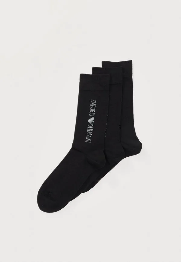 Короткие носки (3 пары в упаковке) Emporio Armani, Black