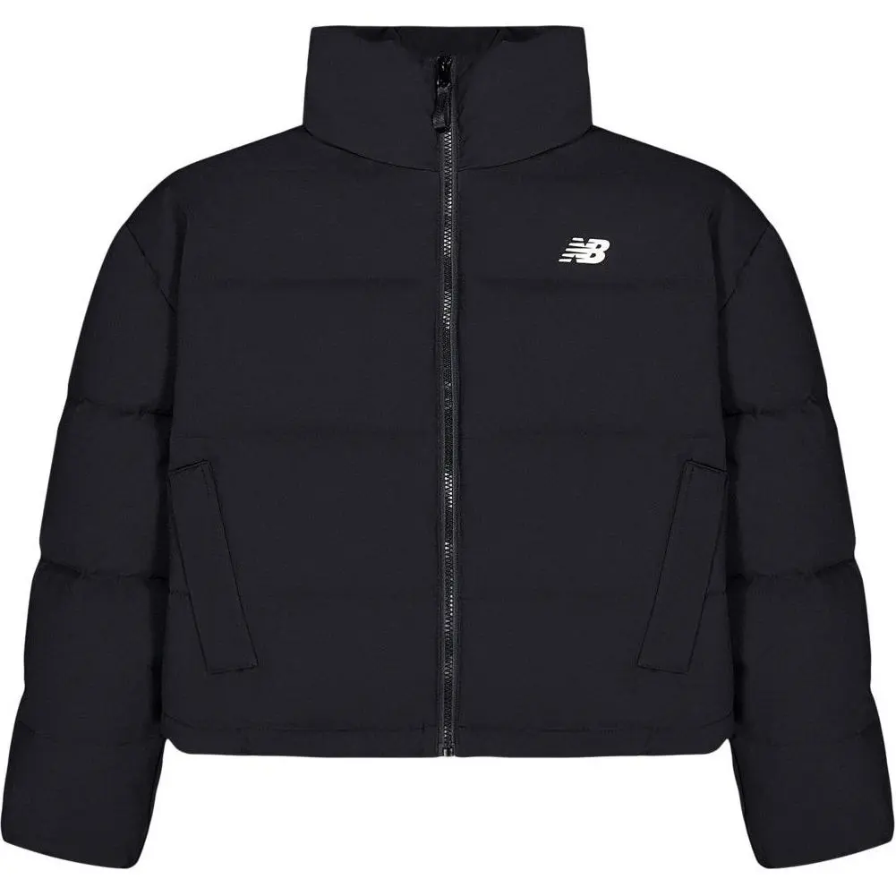 

Пуховик женский черный New Balance