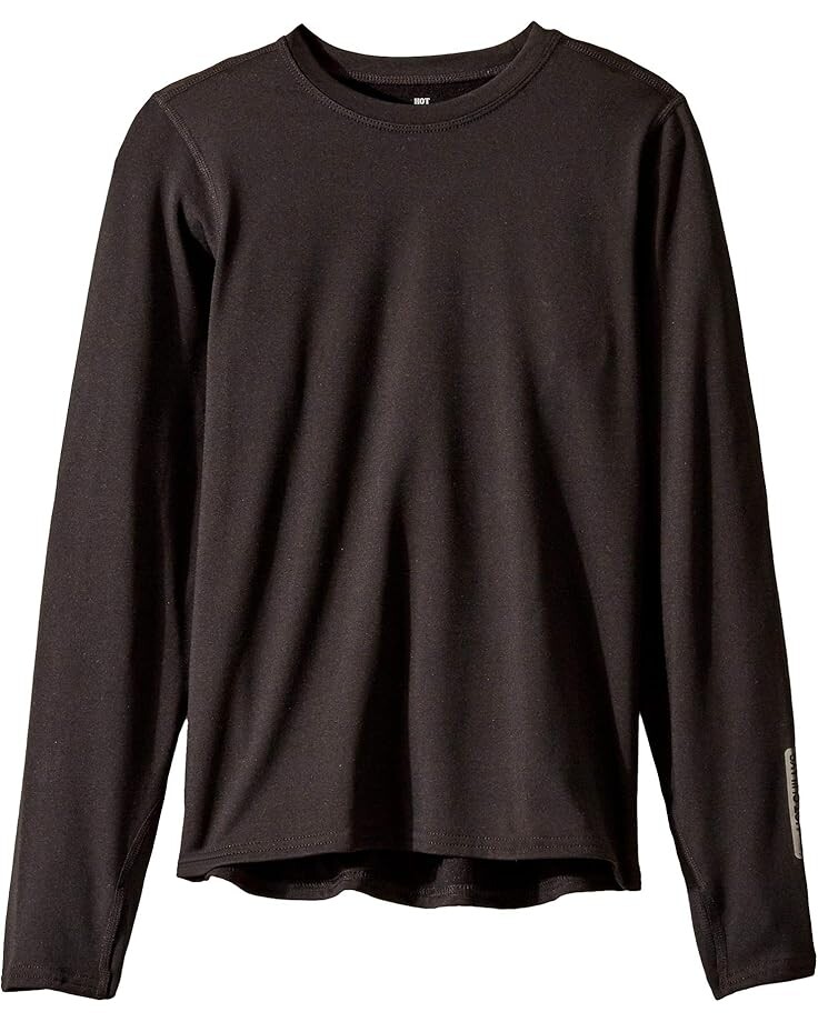 

Футболка Hot Chillys Kids Micro-Elite Chamois Crew Neck, черный