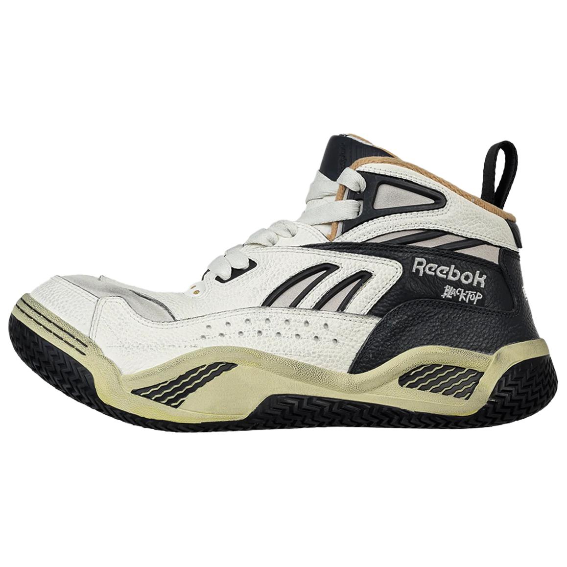 

Reebok Кроссовки для бега HED MAYNER x BLACK TOP, износостойкие, высокие, повседневные, мужские, черно-белые