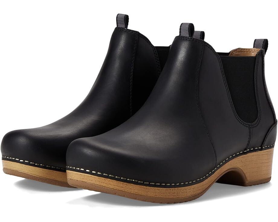 

Ботинки Dansko Becka, цвет Black Oiled Pull Up