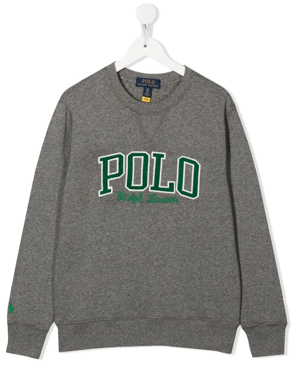 

Толстовка с круглым вырезом и логотипом POLO RALPH LAUREN KIDS, серый