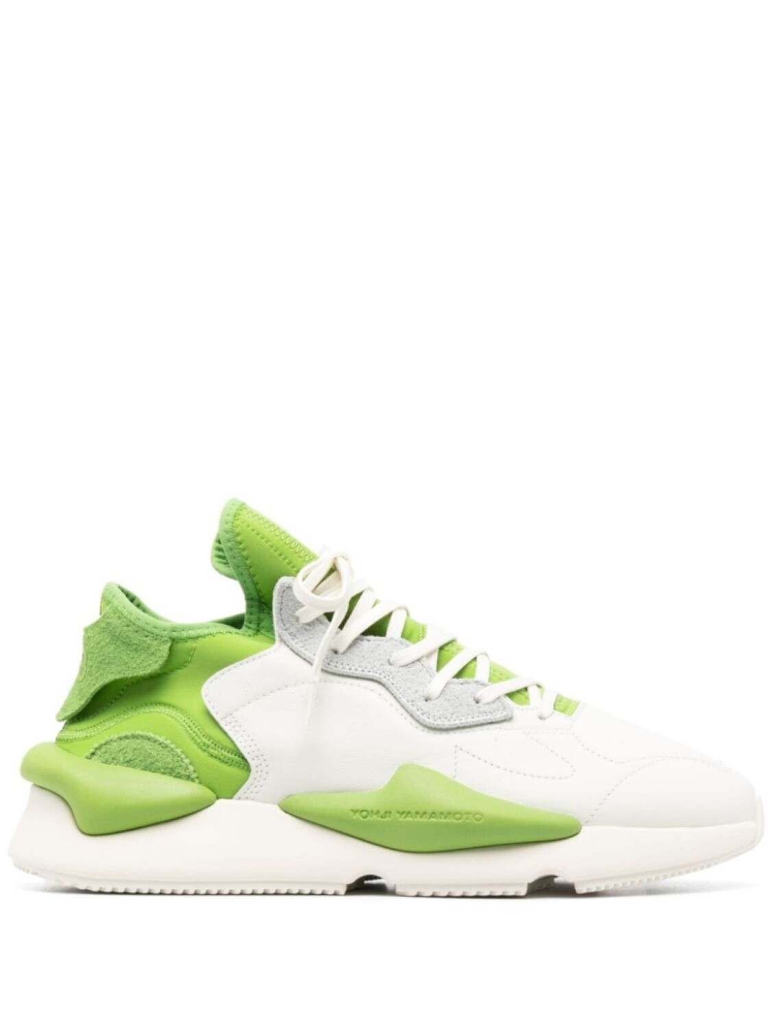 

Y-3 кроссовки Kaiwa со вставками, зеленый