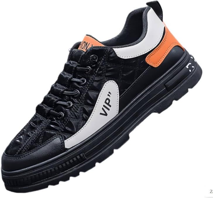 

Мужские винтажные кроссовки с цветовыми блоками, удобные, нескользящие, на шнуровке, прочные, для прогулок и активного отдыха на природе Minlaidian, черный