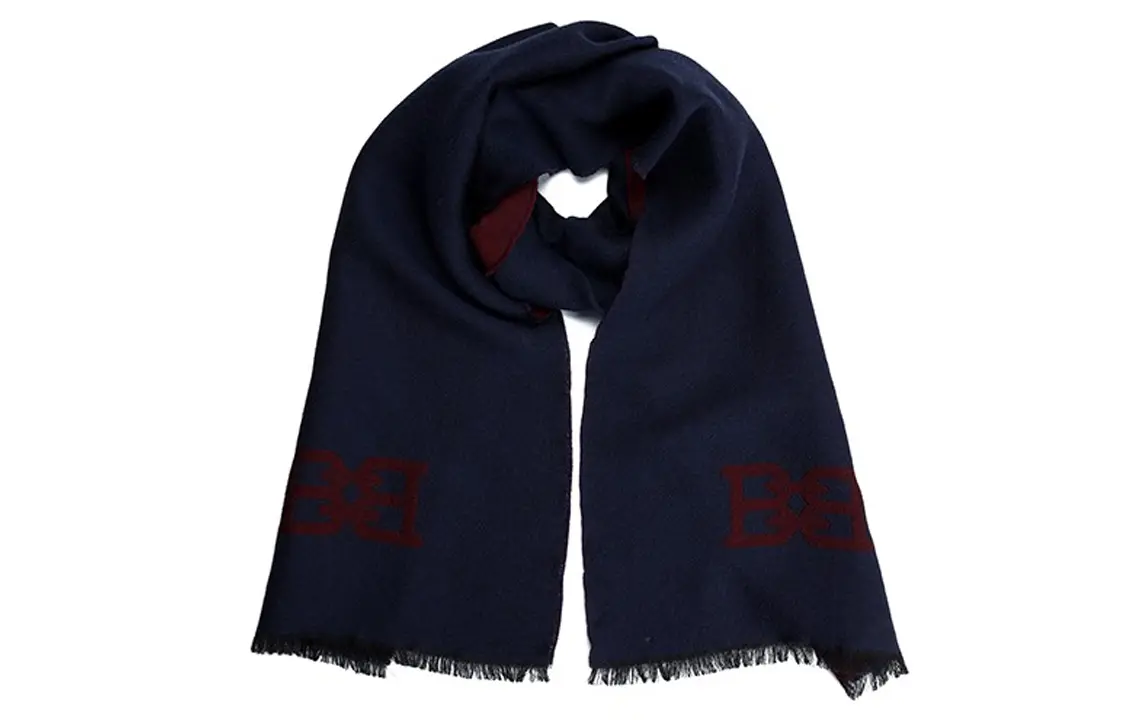 

BALLY Вязаный шарф мужской, Blue