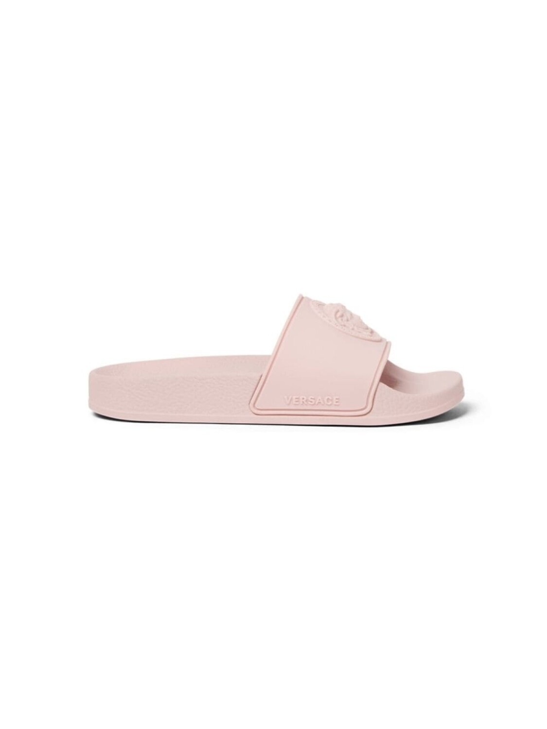 

Versace Kids шлепанцы с тиснением Medusa, розовый