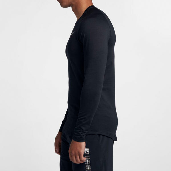 Спортивная футболка Nike Therma Dri-FIT Training Stay Warm Tops Black, черный — фото 4