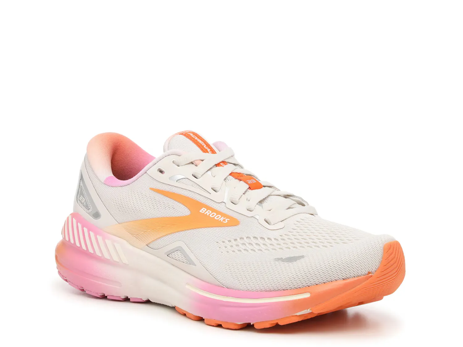 

Кроссовки Adrenaline GTS 23 Running Shoe Brooks, белый/оранжевый