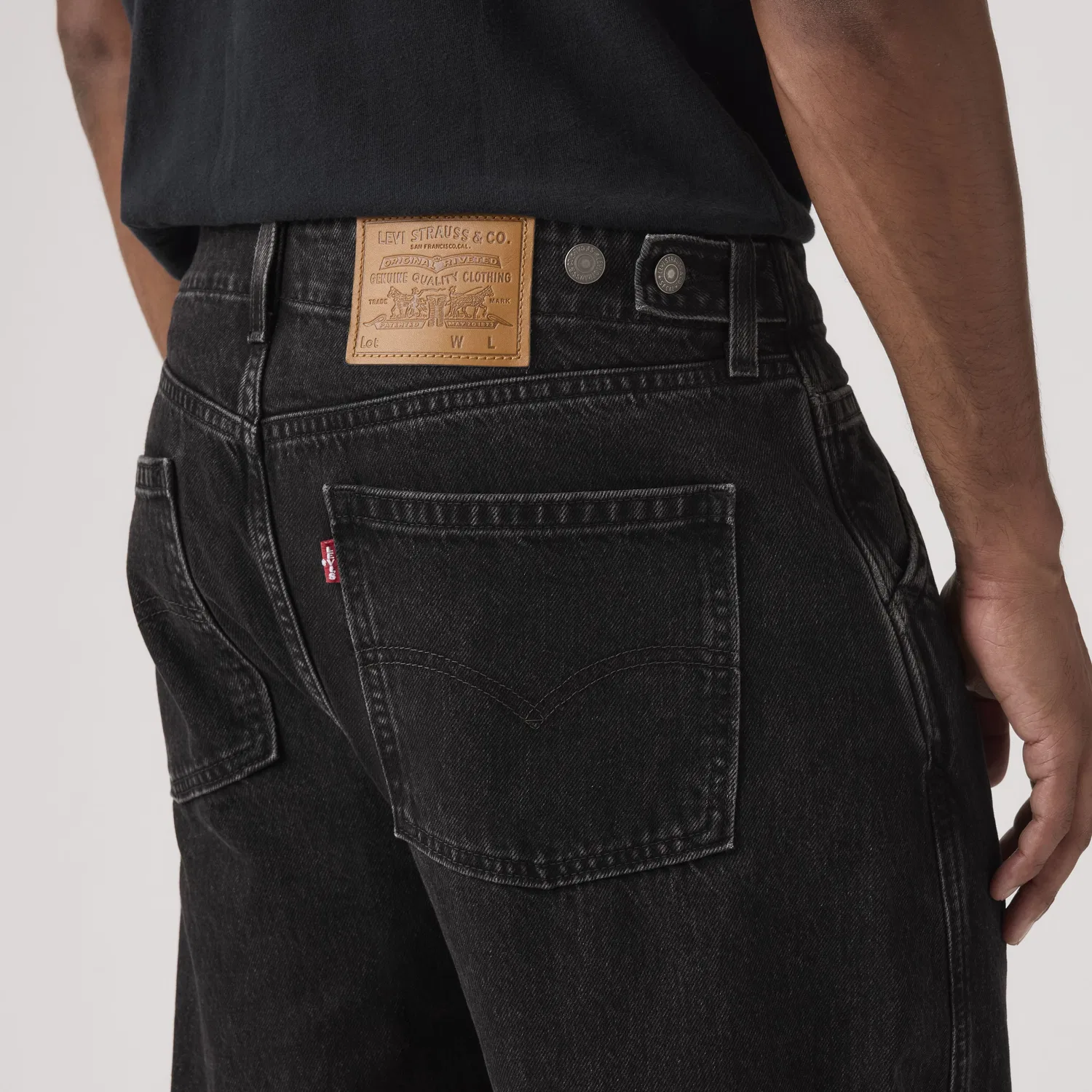 Мужские джинсы Baggy Barrel Levi's, Black — фото 3