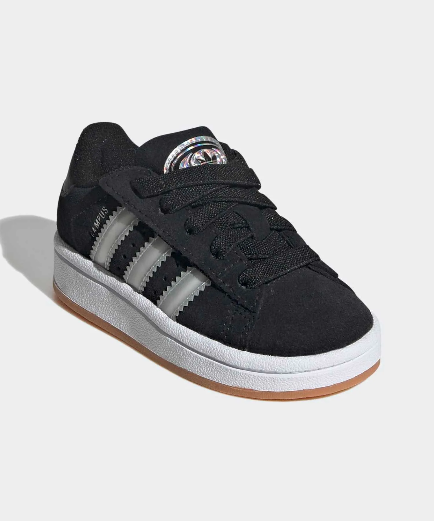 Кроссовки для детей с подсветкой Campus 00s adidas Originals черные — фото 4