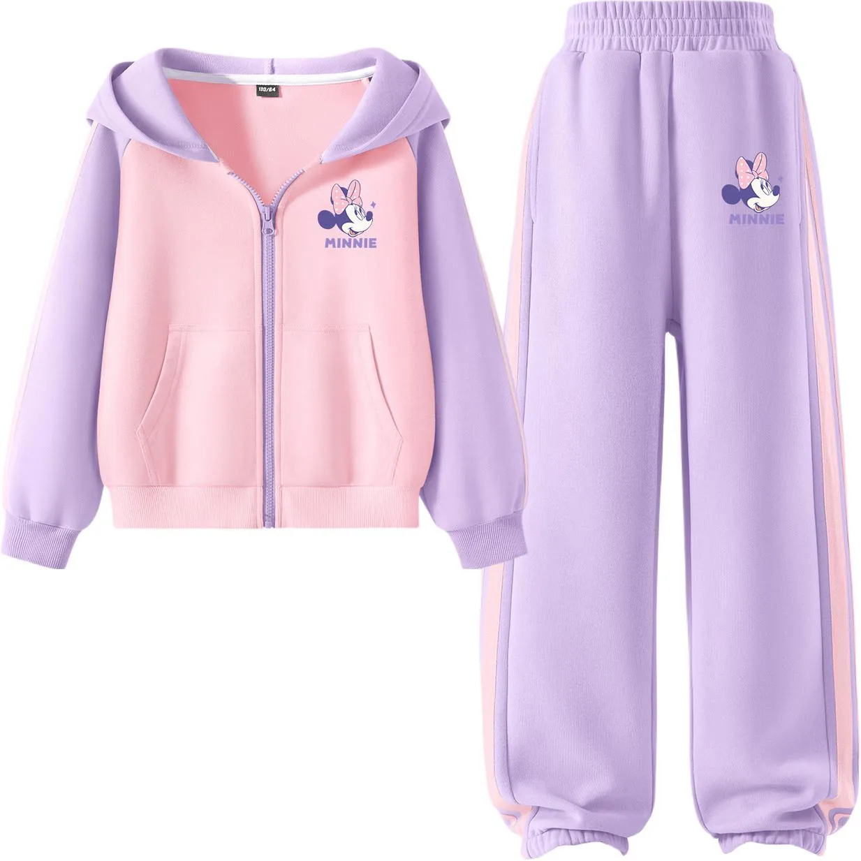 Детская повседневная худи для спорта Disney, Dishy K Light Violet+Dishy K Light Purple — фото 2