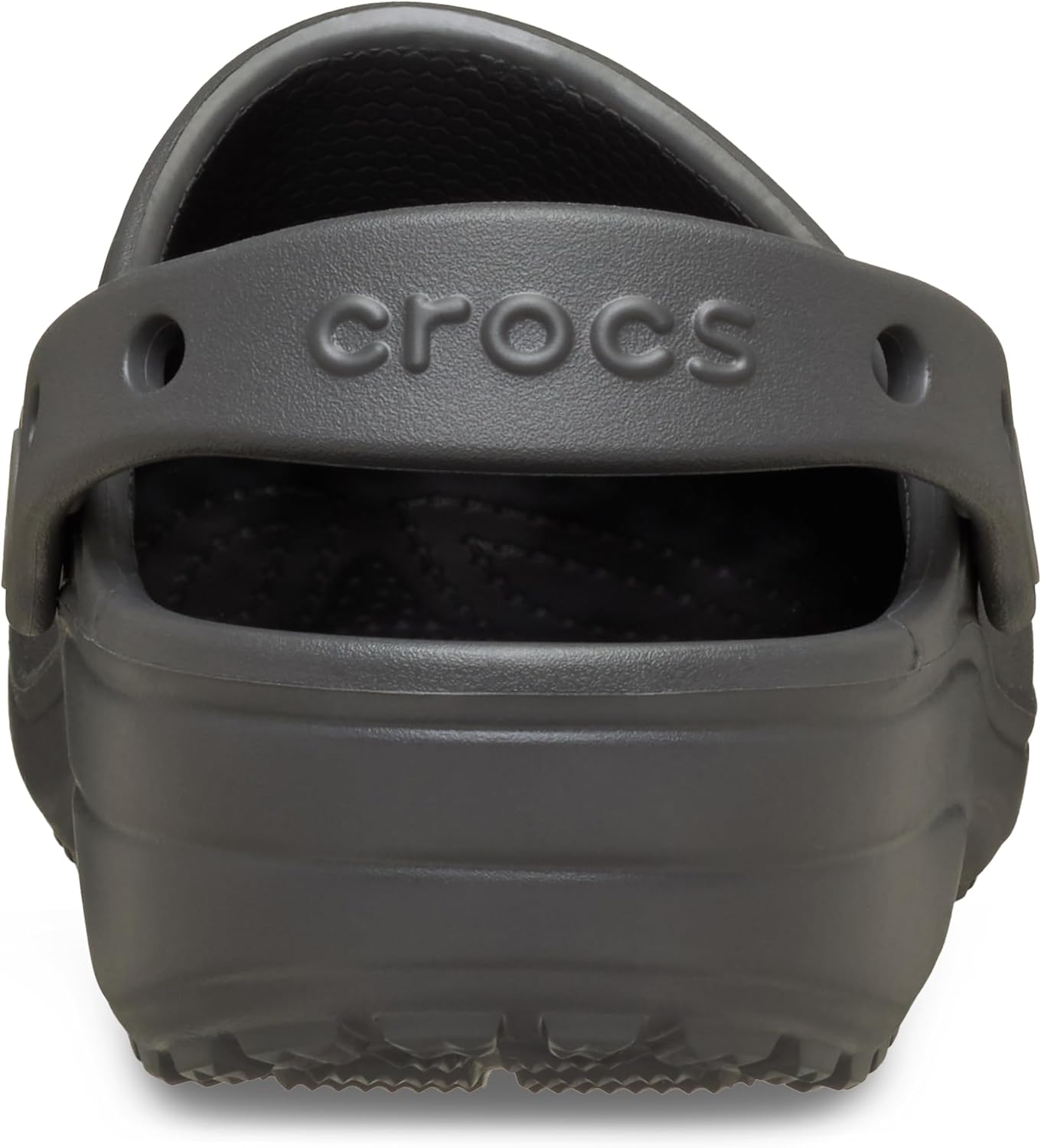Унисекс сабо Crocs Classic с цветочным вырезом, черный — фото 3