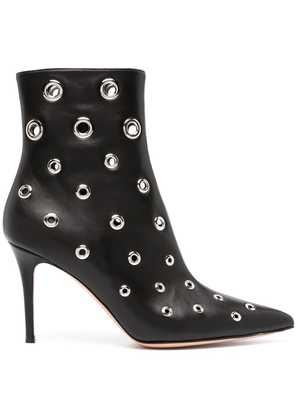 Ботильоны с люверсами Gianvito Rossi, черный
