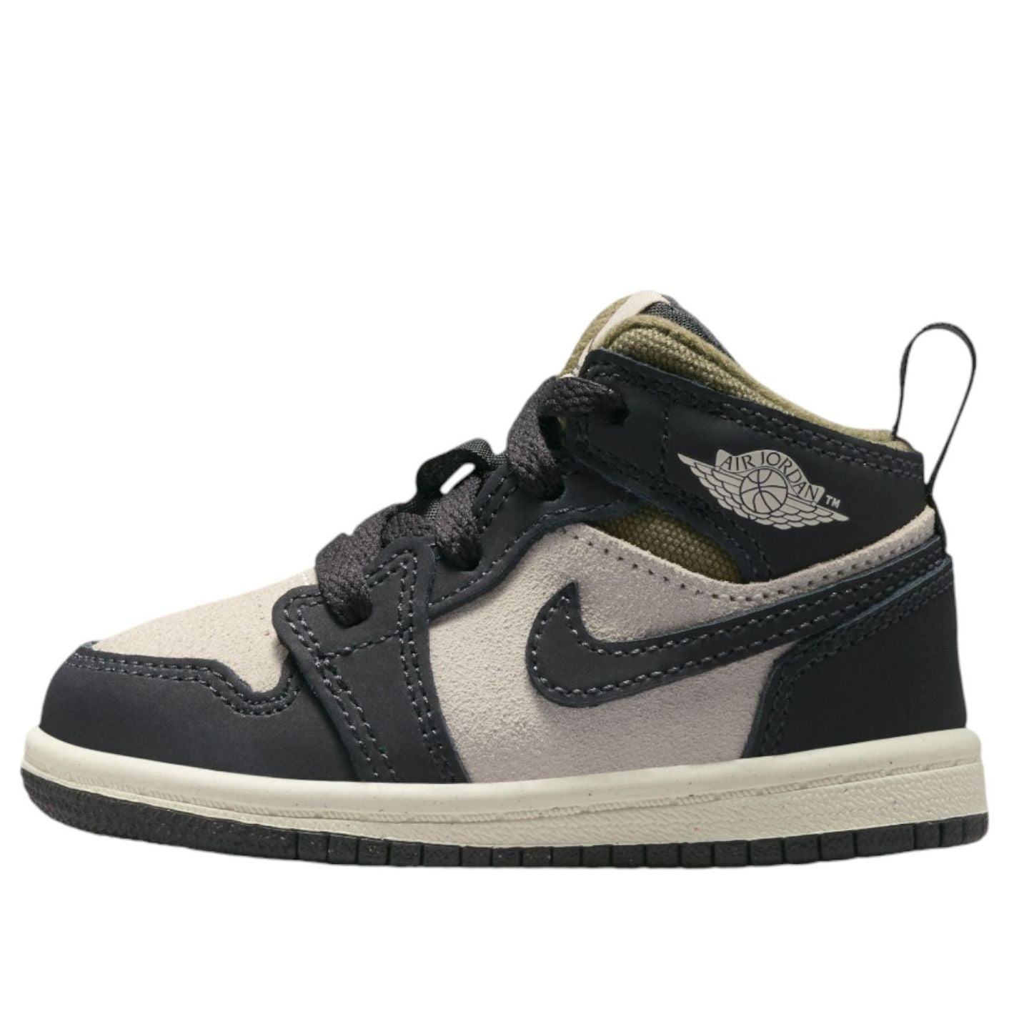 

Кроссовки (TD) Air Jordan 1 Mid SE 'Off Noir Medium Olive'
