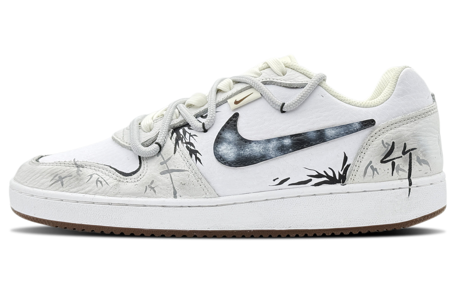 

Nike Eberson the shadow of the bamboo is swaying водонепроницаемые низкие кроссовки для скейтбординга мужские white gray