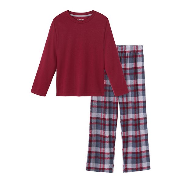 

Детский комплект пижамы с длинным рукавом Cuddl Duds, Red Plaid