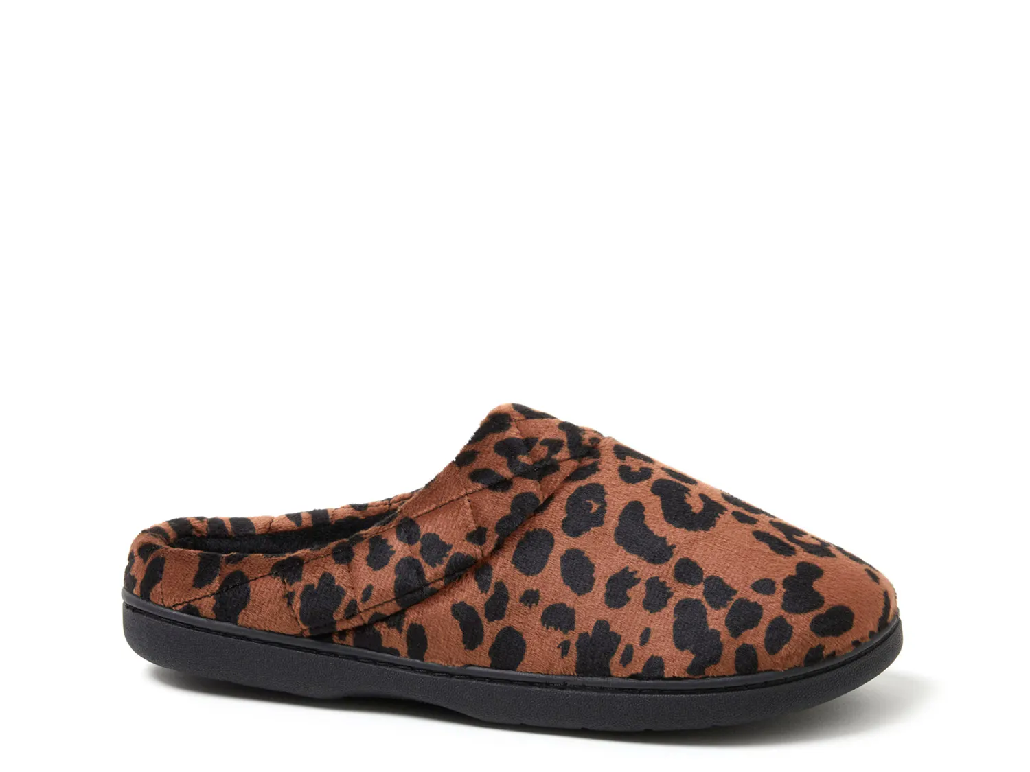 

Тапочки Darcy Clog Slipper Dearfoams, коричневый/леопардовый принт