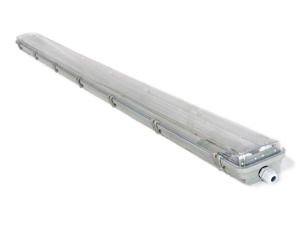 

Люминесцентные лампы KOLORENO LED T8, серые - 2x150см, 166x1570x85мм, серый