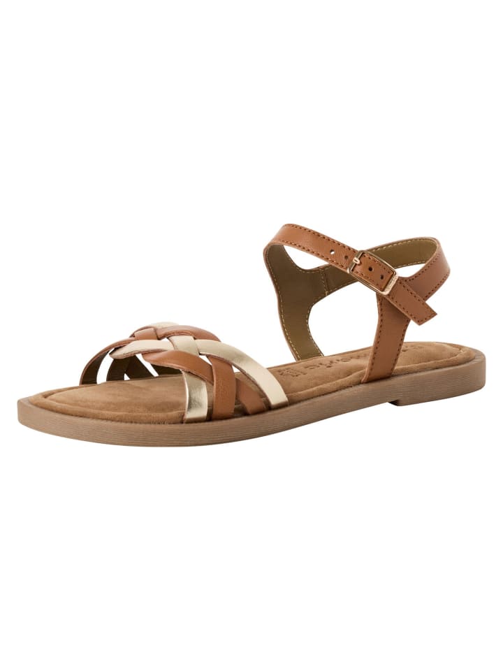 Классические босоножки Tamaris, цвет camel comb