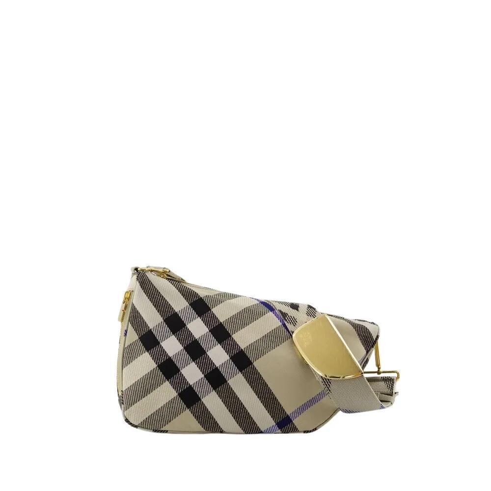 

Кошелек мессенджер shield синтетика нейтральный Burberry, бежевый