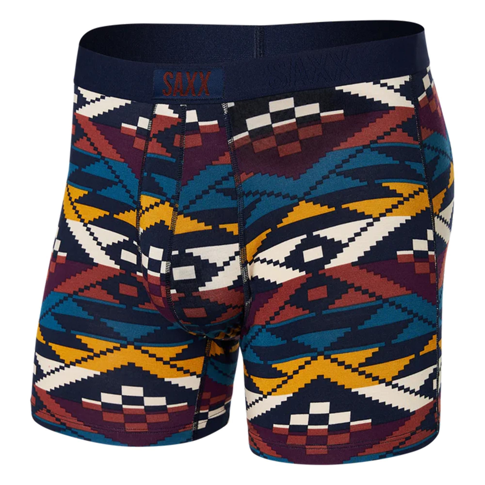 

Мужские боксерские трусы Vibe Saxx, Asher Geo/Ocean Multi