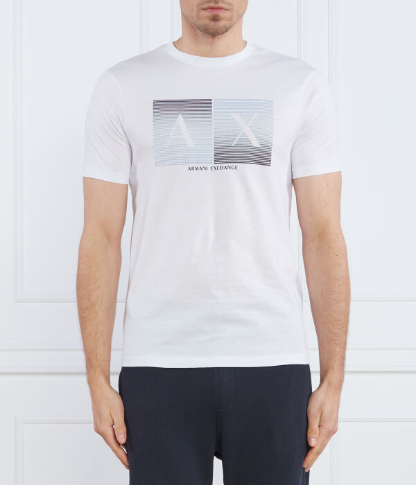 

Футболка Armani Exchange Regular Fit с принтом, белый