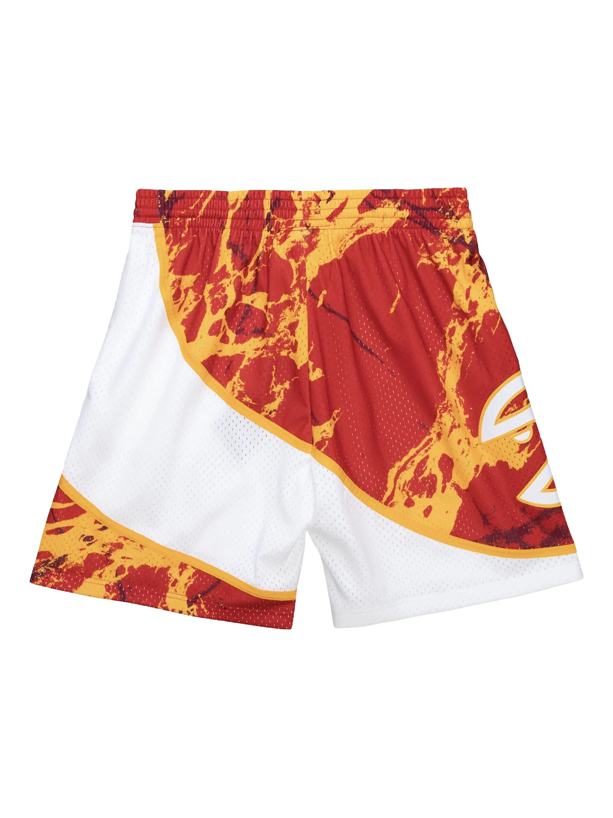 

Шорты Atlanta Hawks 1986 Team Marble Swingman из коллаборации с NBA Mitchell & Ness, красный