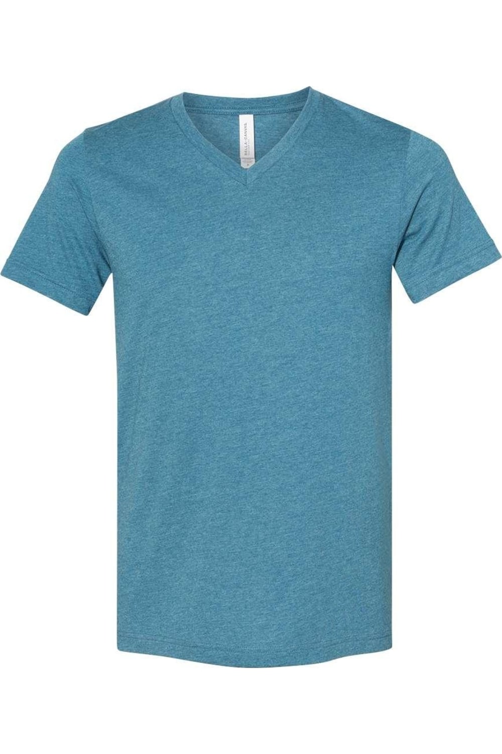 

Футболка BELLA + CANVAS Heather CVC с V-образным вырезом, цвет heather deep teal