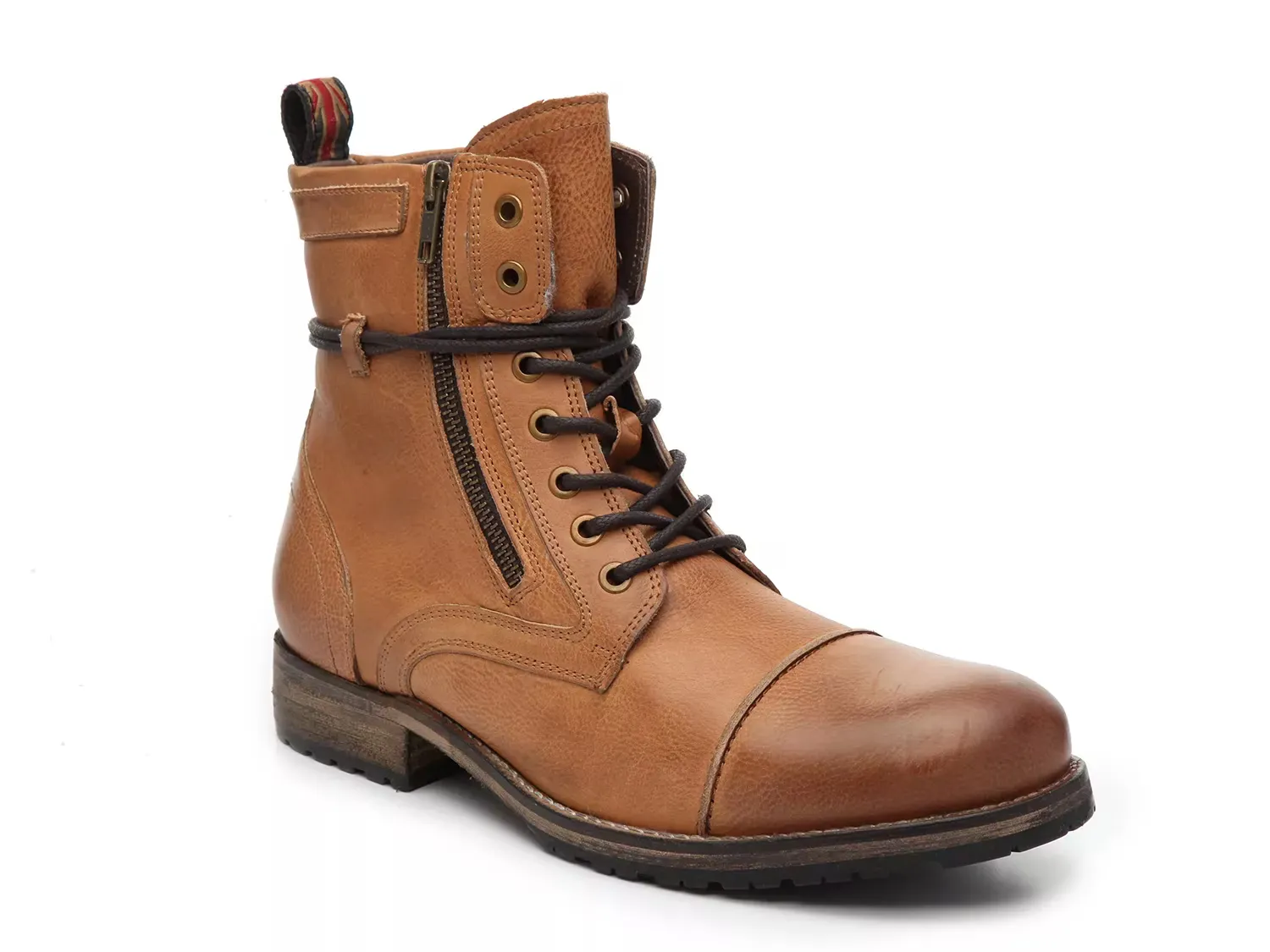 

Ботинки Pick Up Cap Toe Rustic Asphalt, Light Brown Leather