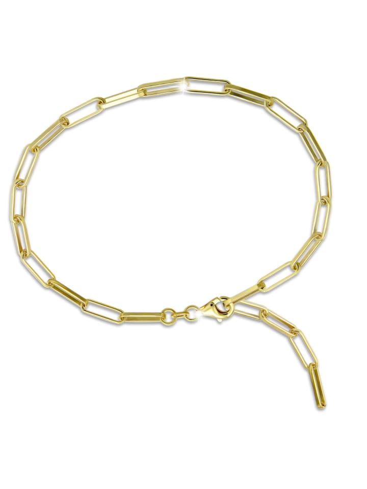 

SilberDream Браслет на лодыжку, серебро 925 пробы, позолоченный (желтое золото 333 пробы), около 28 см, цепочка Laguna Anchor