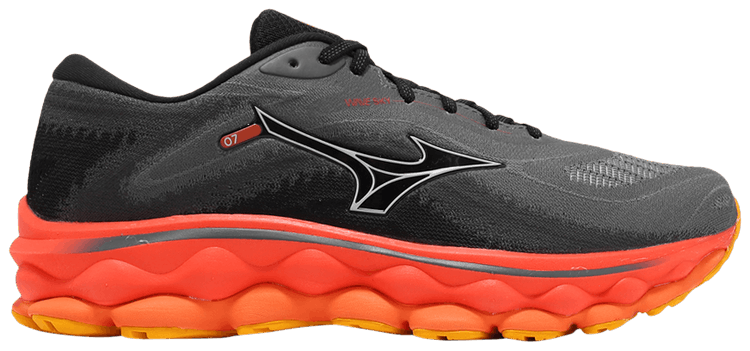 

Кроссовки Mizuno Wave Sky 7 Super Wide 'Turbulence Hot Coral', серый